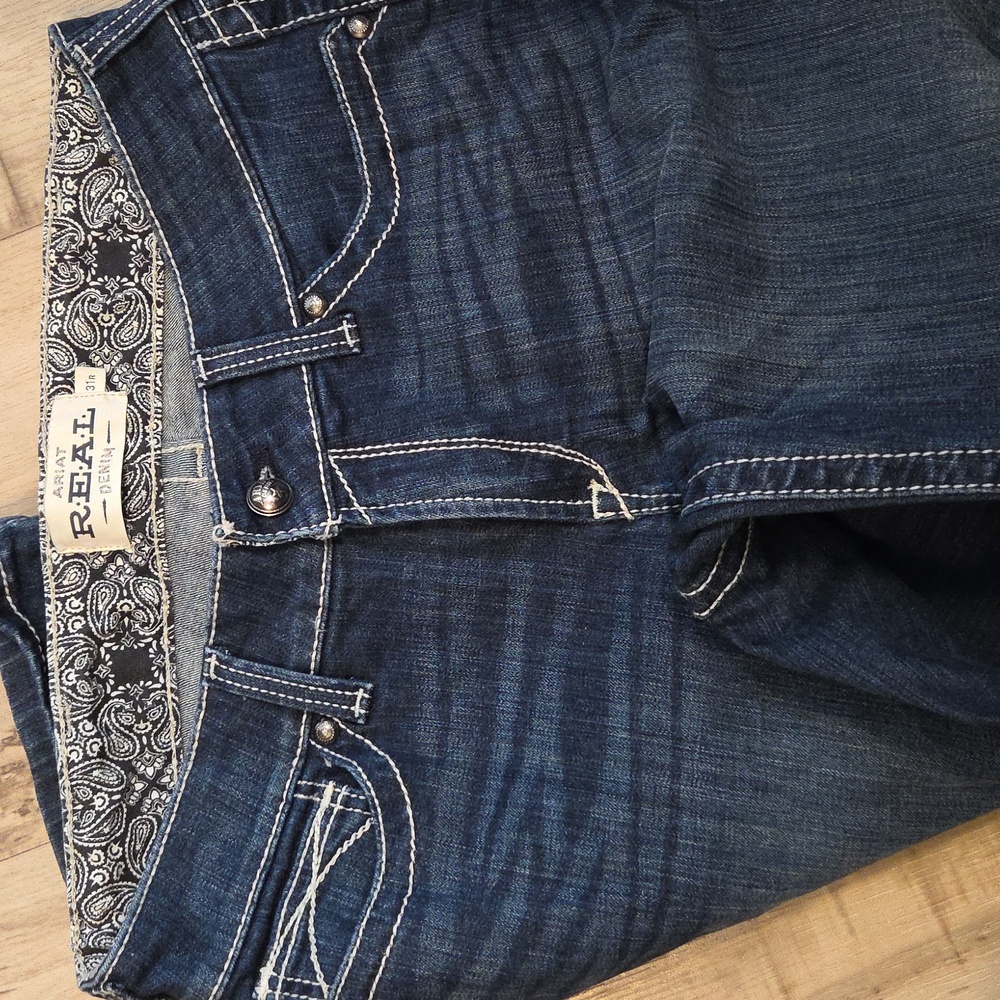 Ariat Women's Boot Cut Jeans SZ 31 - Picture 3 of 8